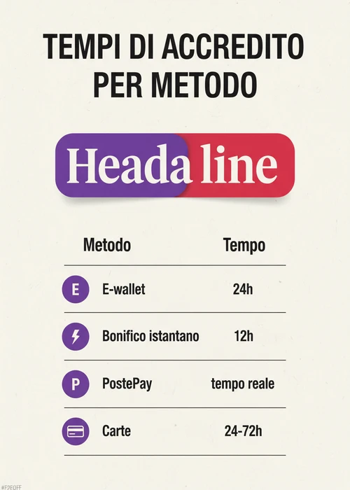 Grafico a barre che mostra i tempi di prelievo rapidi per diversi metodi di pagamento nei casinò online italiani