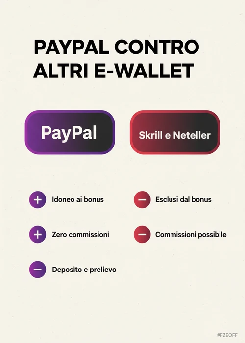 Icona del logo PayPal su uno sfondo che richiama un casinò online, con elementi di velocità e sicurezza.
